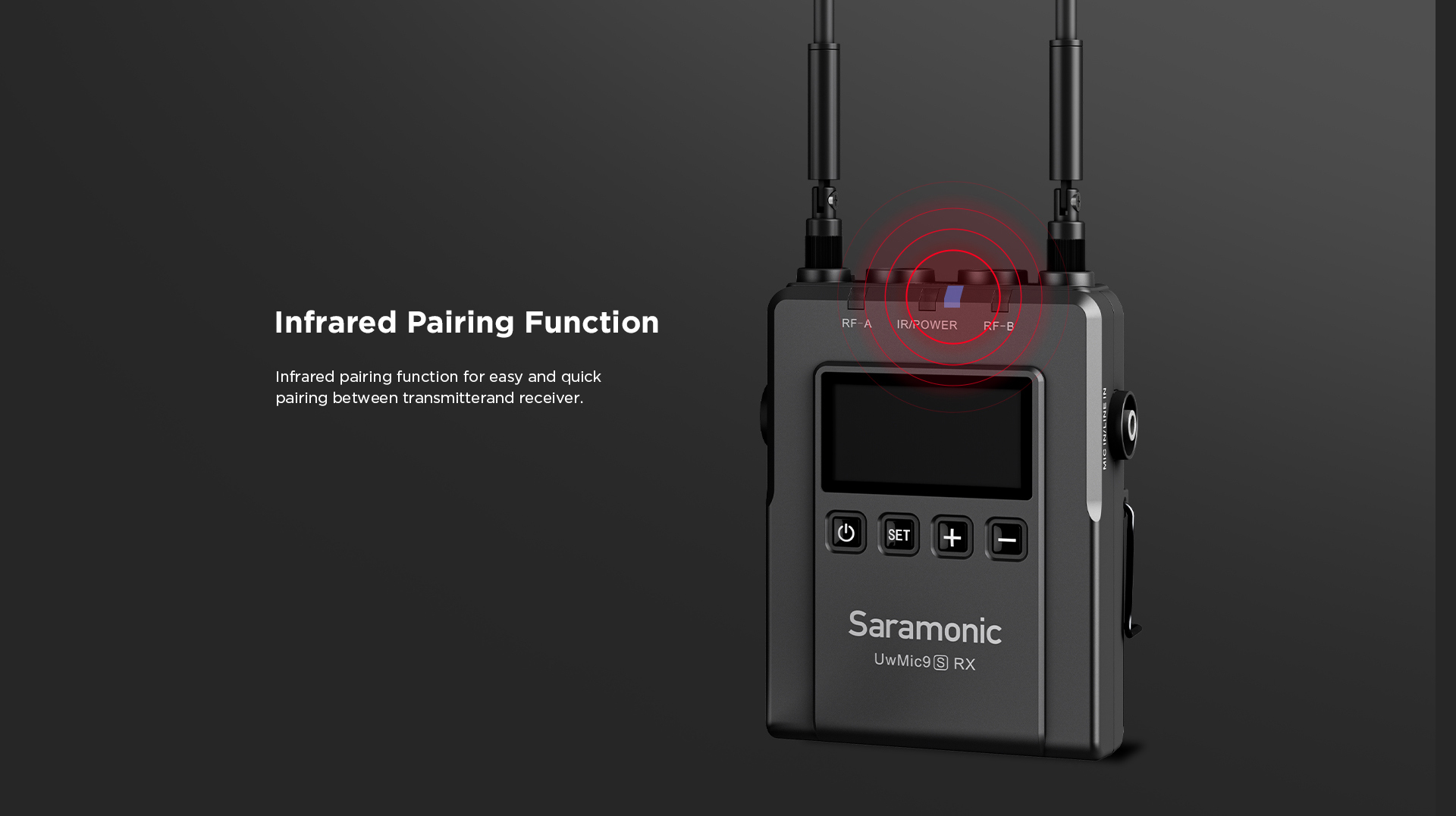 Saramonic UwMic9S mini Wireless microphone Systems