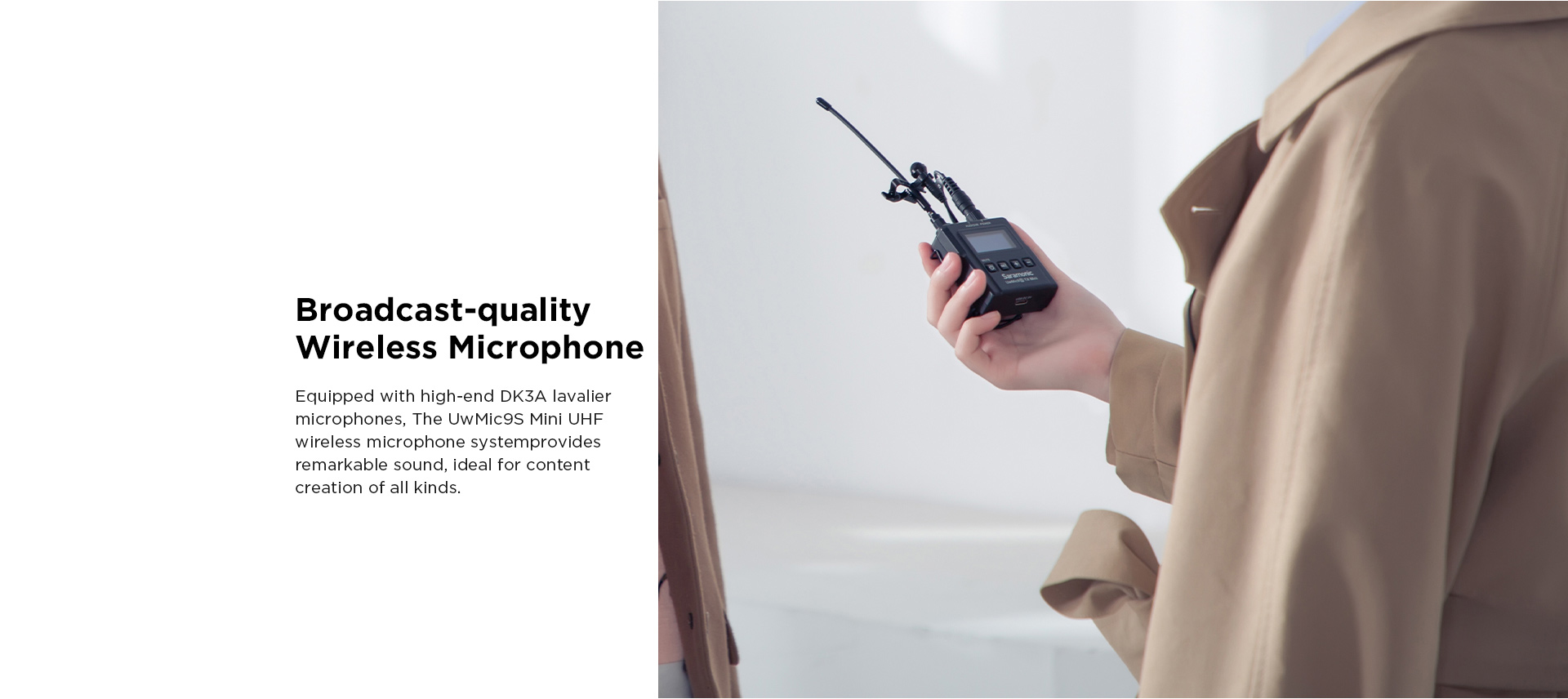 Saramonic UwMic9S mini Wireless microphone Systems