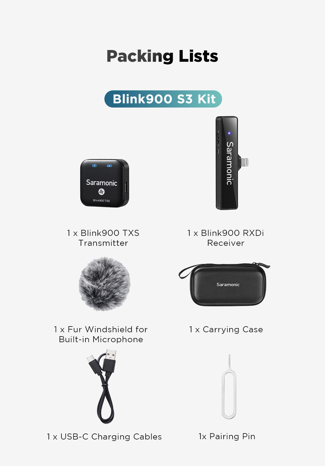 Blink500 ProX wireless microphone system 