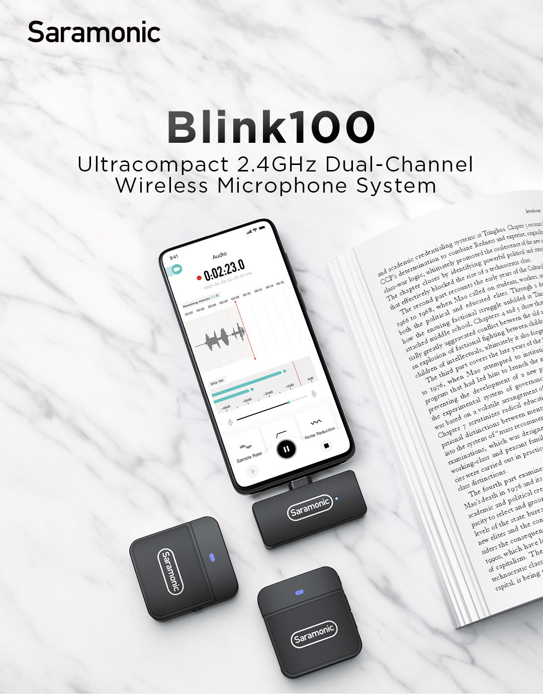 Blink100 wireless microphone system 