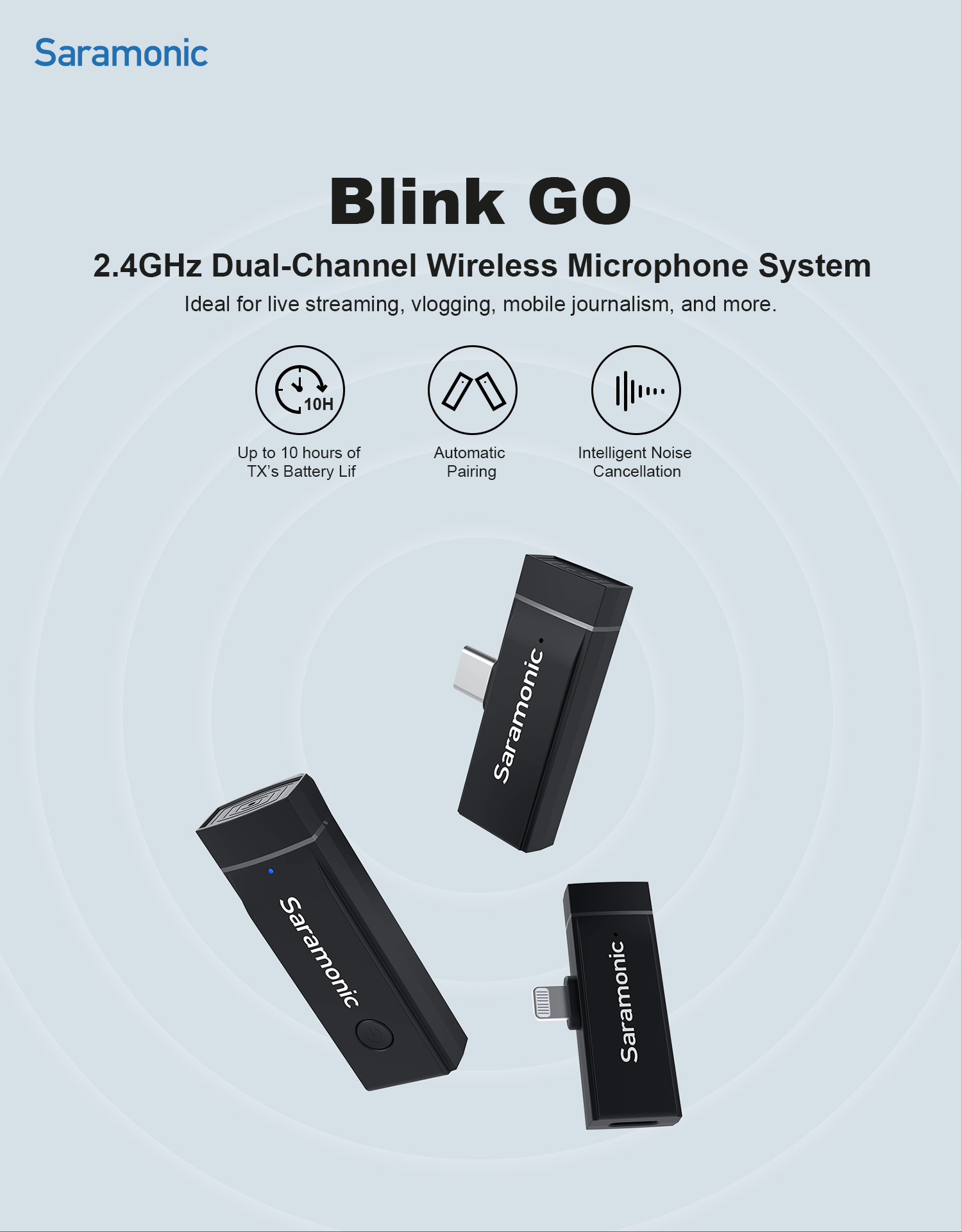 Blink Go wireless microphone system 