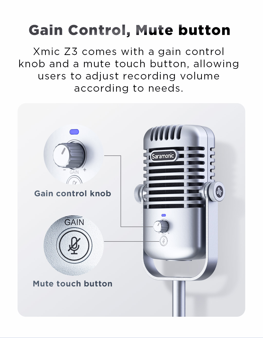 Saramonic Xmic Z3 USB microphone