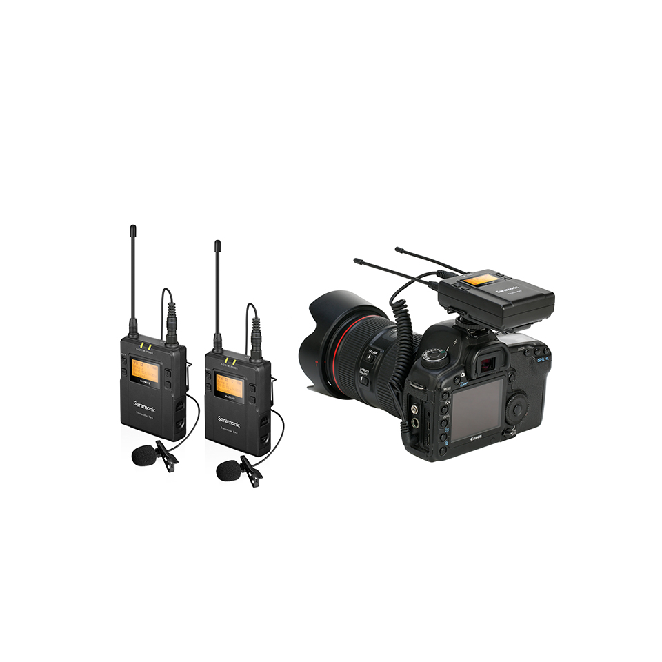 UwMic9 Kit2 UHF Wireless Lavalier Microphone System - Saramonic