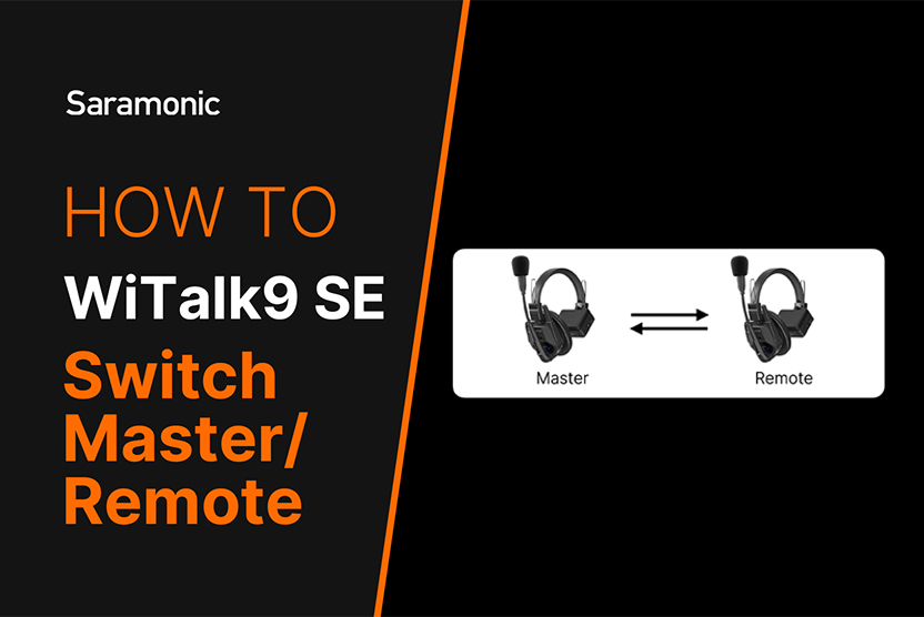 WiTalk9 SE | How to Switch Master and Remote